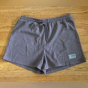 Shein Ezwear Shorts Women’s Large US 8/10 Brown Drawstring Loungewear  NWT